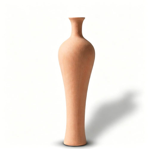 Organic Contour Clay Vase