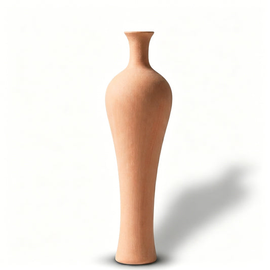 Organic Contour Clay Vase