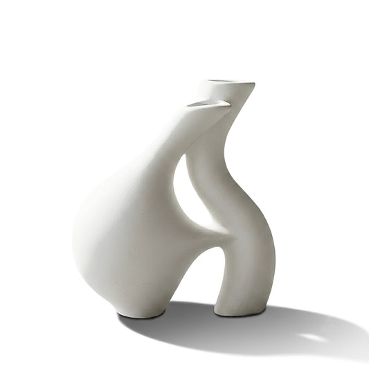Modern Minimalist Ceramic Vase - "Embrace" Edition
